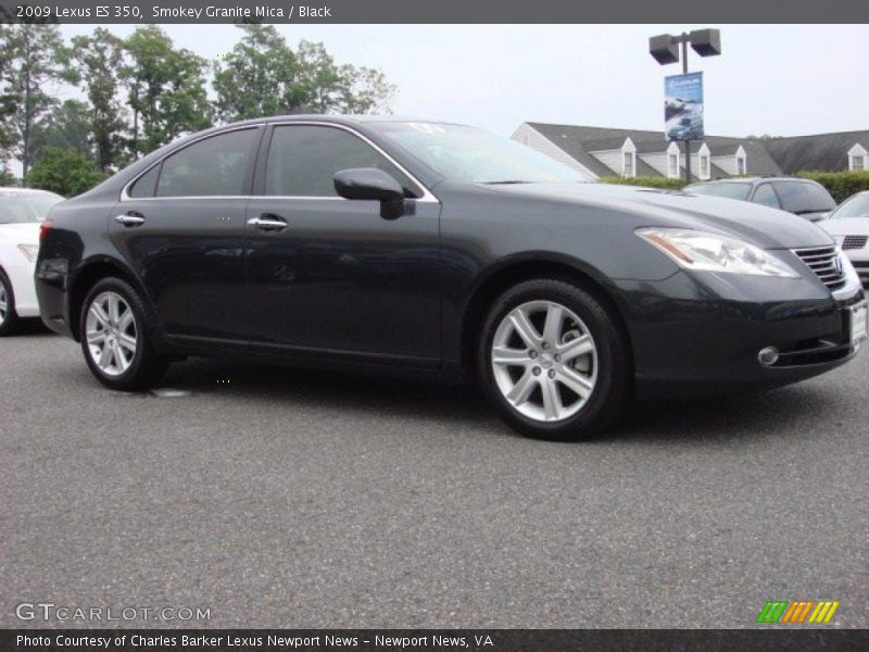 Smokey Granite Mica / Black 2009 Lexus ES 350