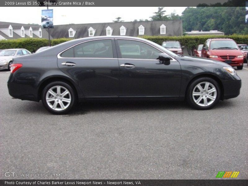 Smokey Granite Mica / Black 2009 Lexus ES 350