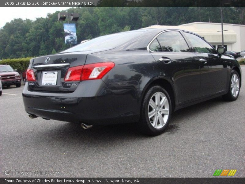 Smokey Granite Mica / Black 2009 Lexus ES 350