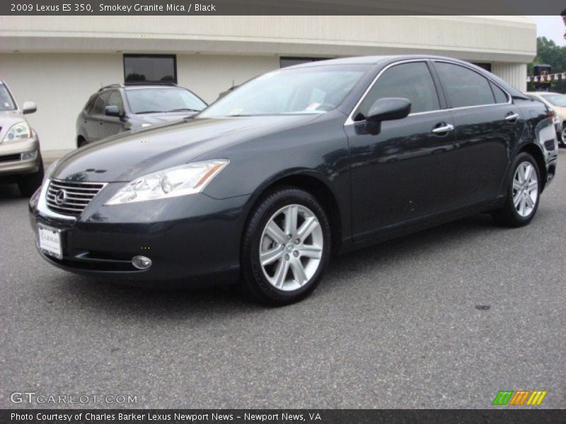 Smokey Granite Mica / Black 2009 Lexus ES 350