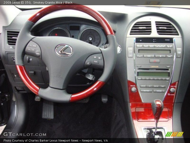 Smokey Granite Mica / Black 2009 Lexus ES 350
