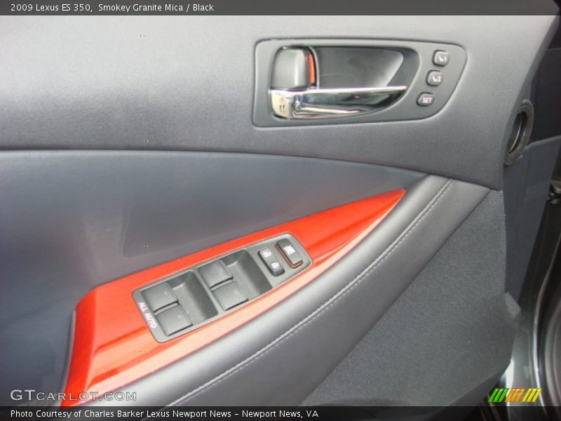 Smokey Granite Mica / Black 2009 Lexus ES 350