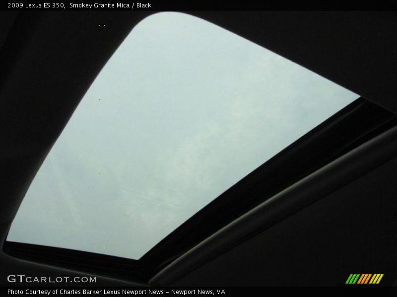Smokey Granite Mica / Black 2009 Lexus ES 350