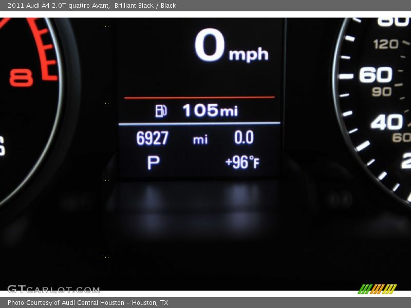 Brilliant Black / Black 2011 Audi A4 2.0T quattro Avant