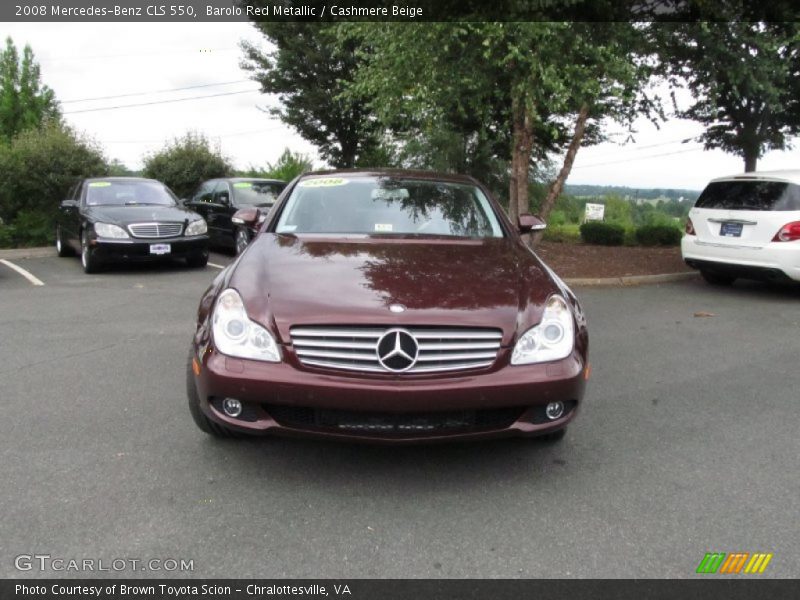 Barolo Red Metallic / Cashmere Beige 2008 Mercedes-Benz CLS 550