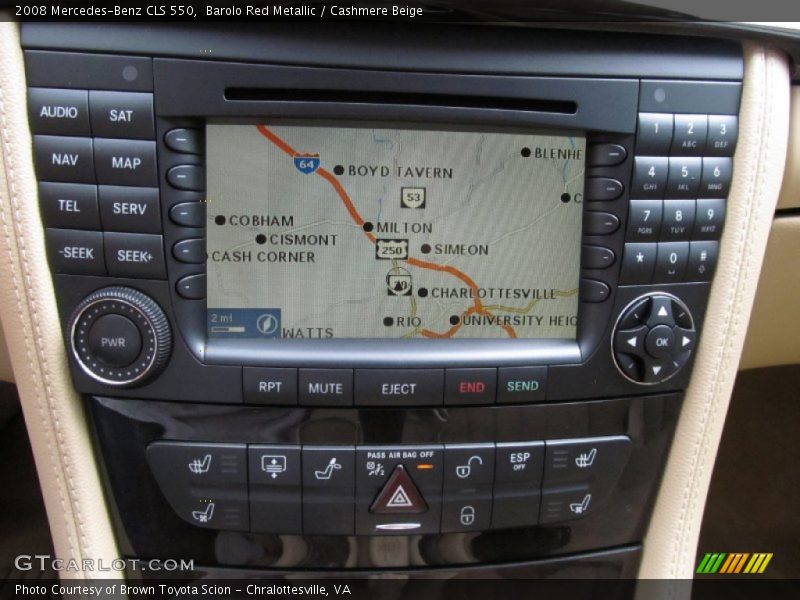 Barolo Red Metallic / Cashmere Beige 2008 Mercedes-Benz CLS 550