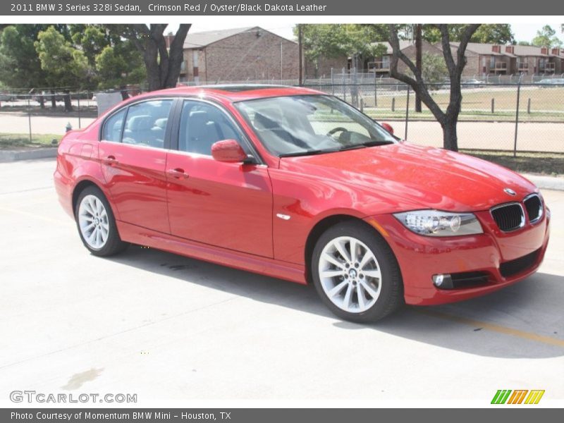Crimson Red / Oyster/Black Dakota Leather 2011 BMW 3 Series 328i Sedan