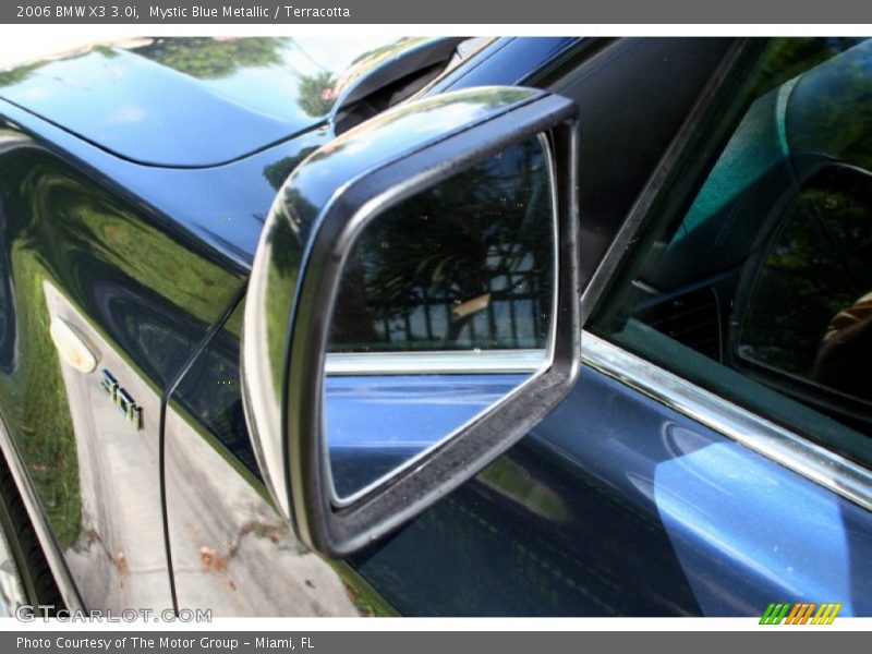 Mystic Blue Metallic / Terracotta 2006 BMW X3 3.0i