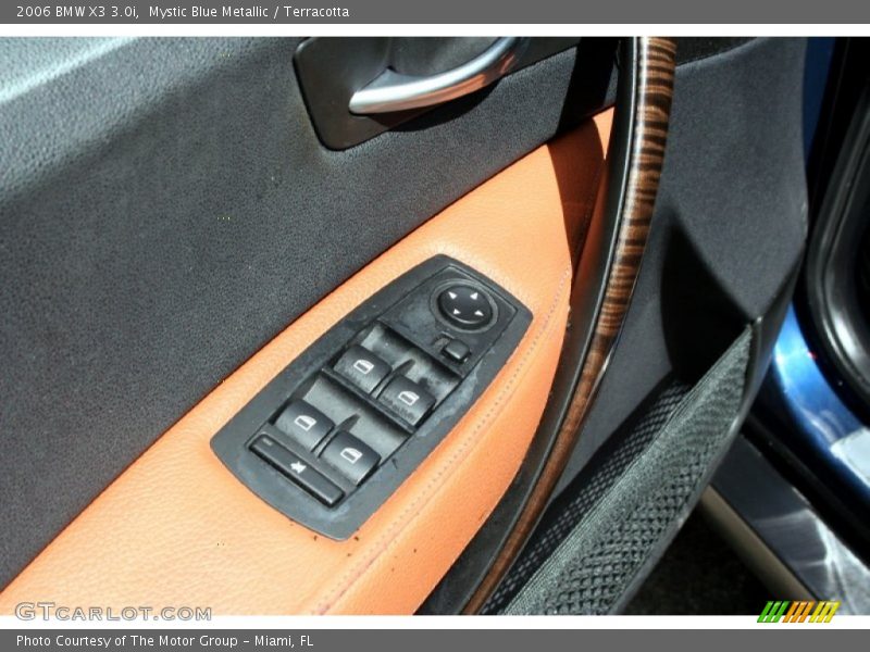 Mystic Blue Metallic / Terracotta 2006 BMW X3 3.0i