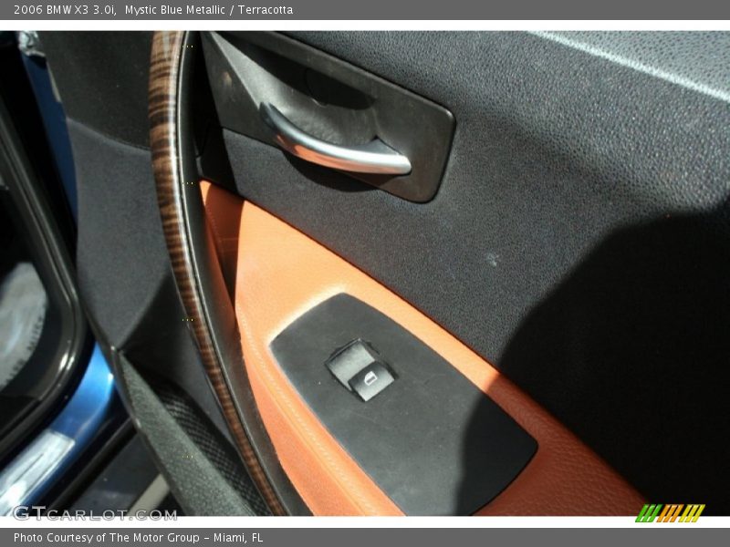 Mystic Blue Metallic / Terracotta 2006 BMW X3 3.0i