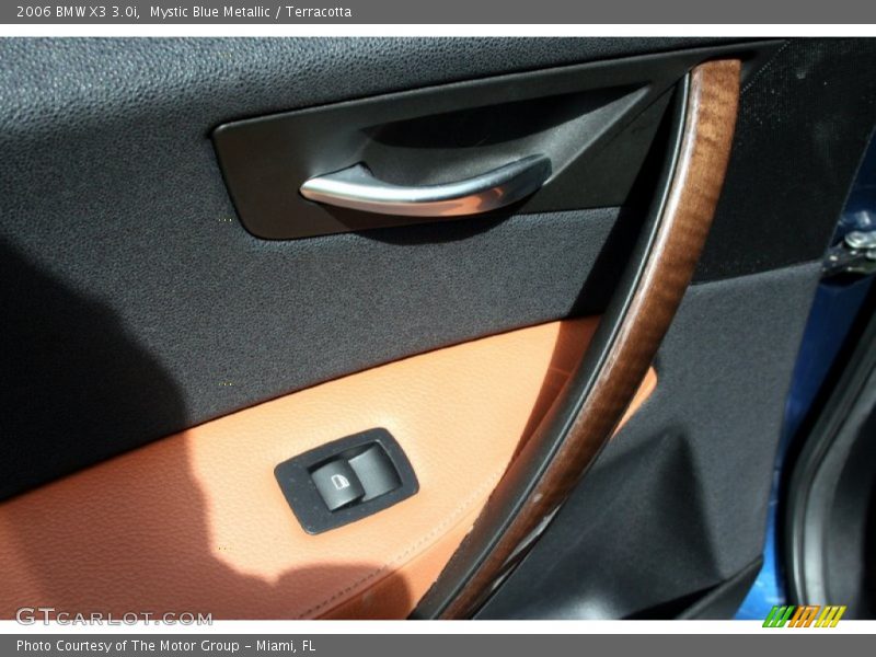 Mystic Blue Metallic / Terracotta 2006 BMW X3 3.0i
