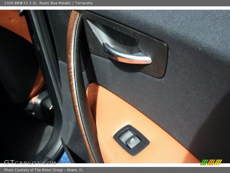 Mystic Blue Metallic / Terracotta 2006 BMW X3 3.0i
