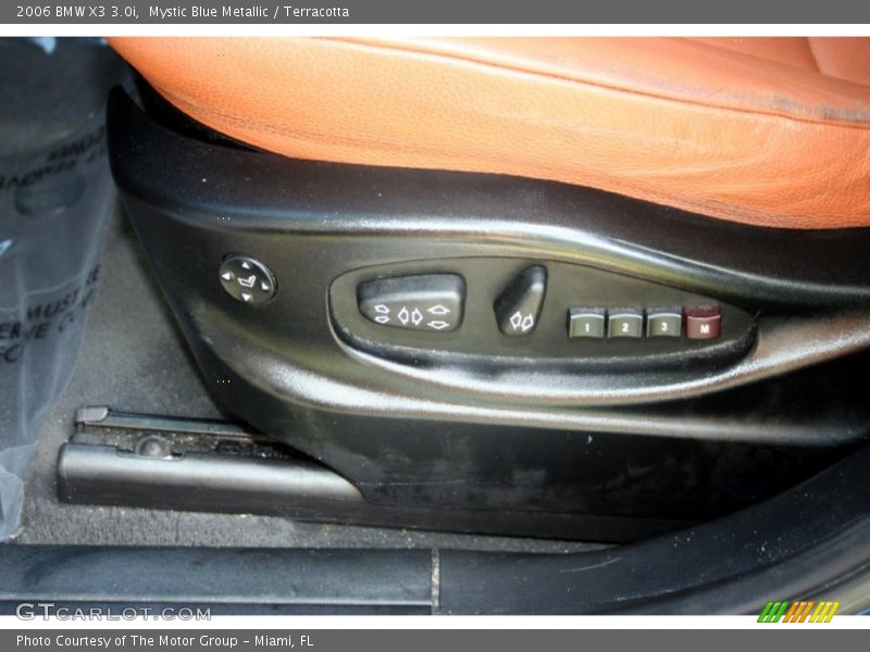 Mystic Blue Metallic / Terracotta 2006 BMW X3 3.0i