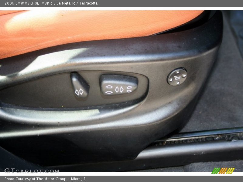 Mystic Blue Metallic / Terracotta 2006 BMW X3 3.0i
