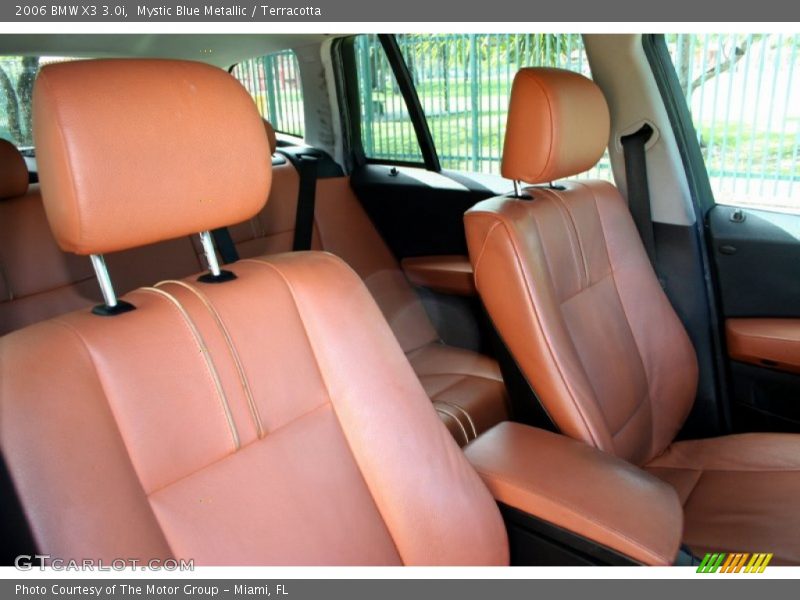 Mystic Blue Metallic / Terracotta 2006 BMW X3 3.0i