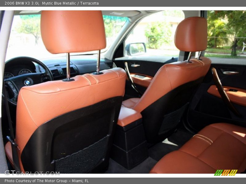 Mystic Blue Metallic / Terracotta 2006 BMW X3 3.0i