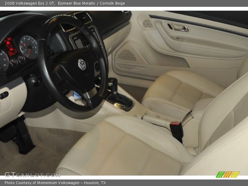 Eismeer Blue Metallic / Cornsilk Beige 2008 Volkswagen Eos 2.0T