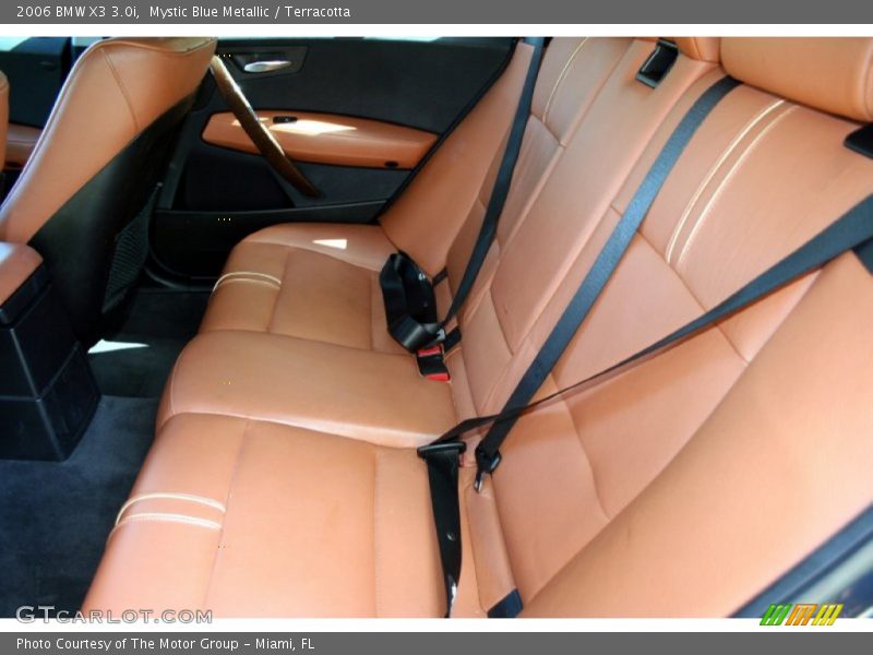 Mystic Blue Metallic / Terracotta 2006 BMW X3 3.0i