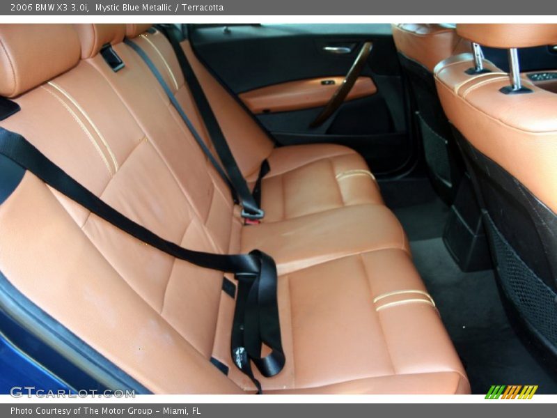 Mystic Blue Metallic / Terracotta 2006 BMW X3 3.0i