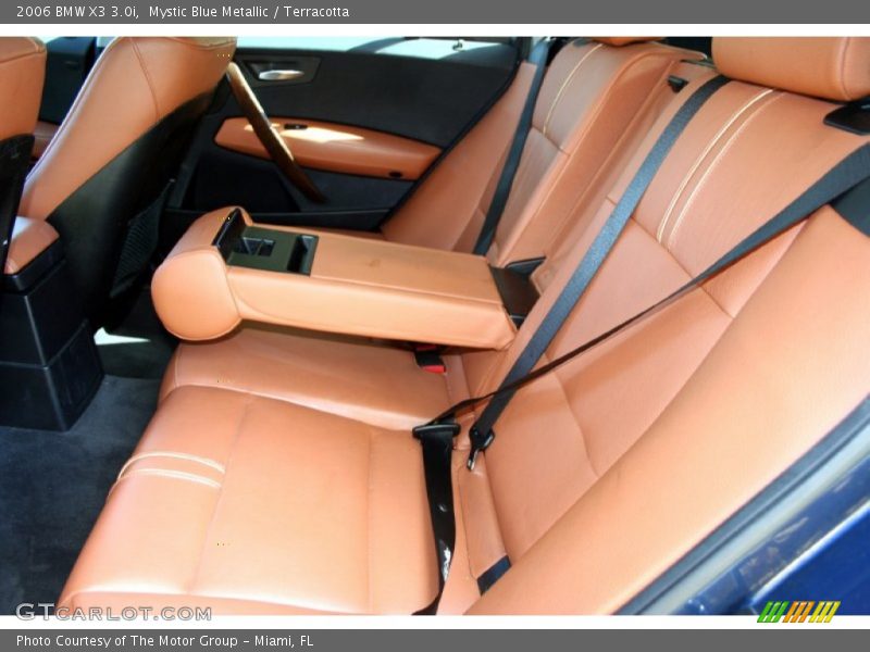 Mystic Blue Metallic / Terracotta 2006 BMW X3 3.0i