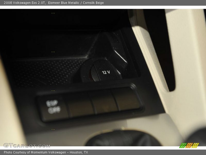 Eismeer Blue Metallic / Cornsilk Beige 2008 Volkswagen Eos 2.0T