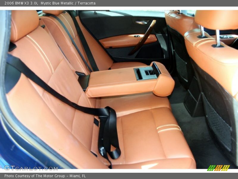 Mystic Blue Metallic / Terracotta 2006 BMW X3 3.0i