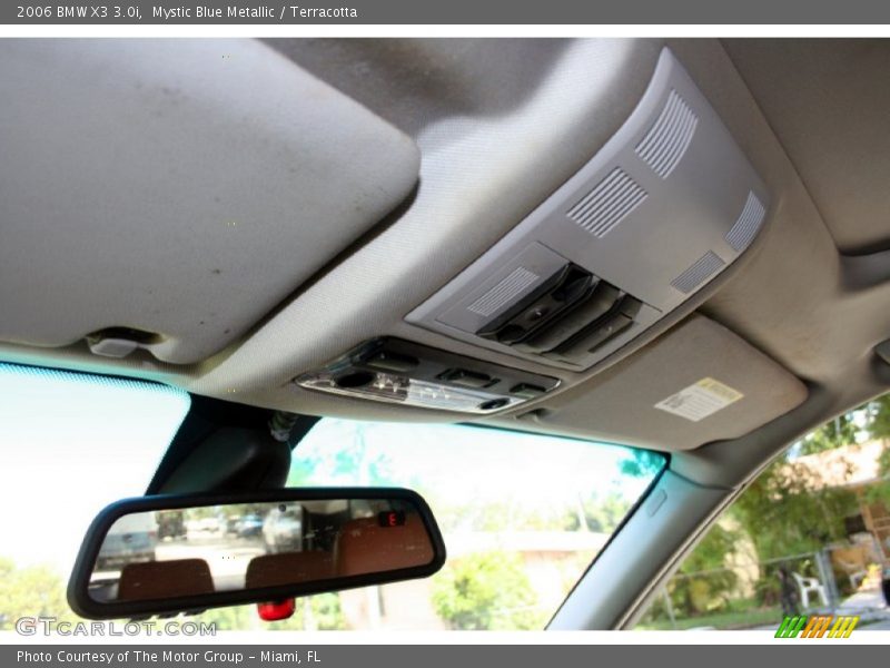 Mystic Blue Metallic / Terracotta 2006 BMW X3 3.0i