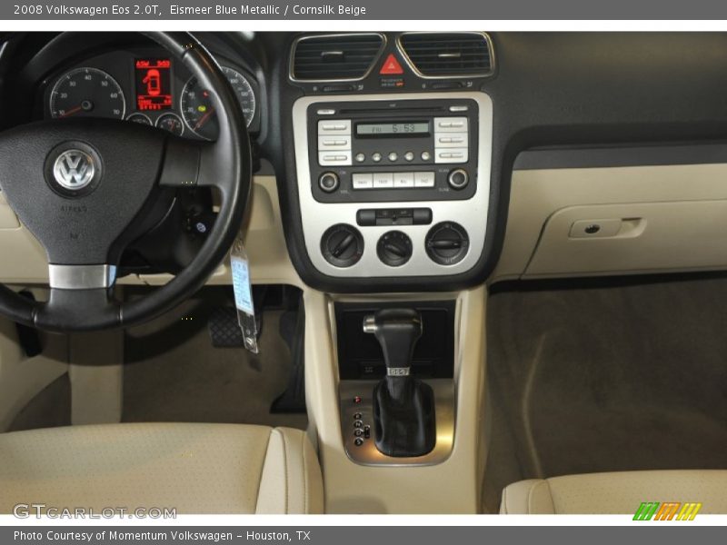 Eismeer Blue Metallic / Cornsilk Beige 2008 Volkswagen Eos 2.0T