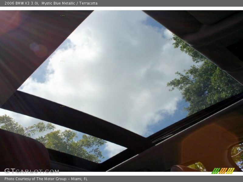 Mystic Blue Metallic / Terracotta 2006 BMW X3 3.0i