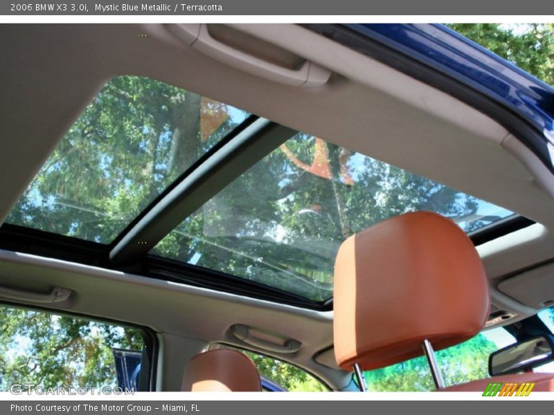 Mystic Blue Metallic / Terracotta 2006 BMW X3 3.0i