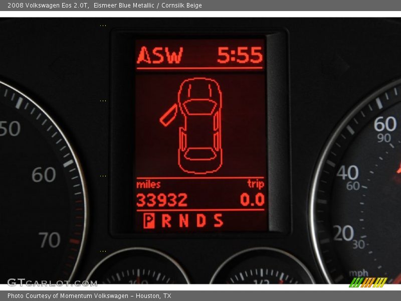 Eismeer Blue Metallic / Cornsilk Beige 2008 Volkswagen Eos 2.0T