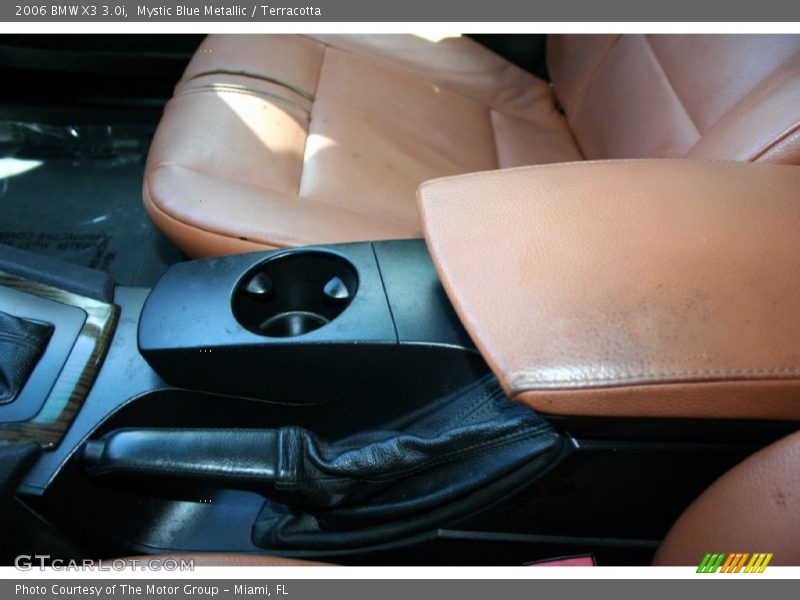 Mystic Blue Metallic / Terracotta 2006 BMW X3 3.0i