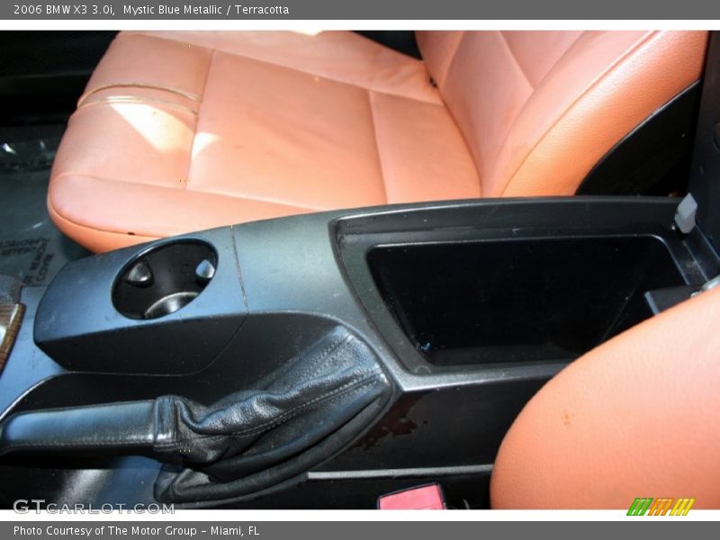 Mystic Blue Metallic / Terracotta 2006 BMW X3 3.0i
