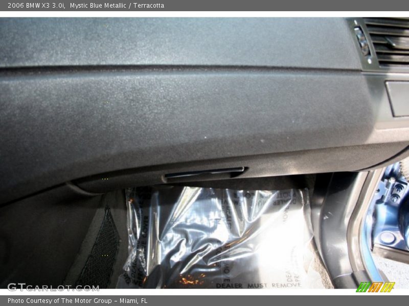 Mystic Blue Metallic / Terracotta 2006 BMW X3 3.0i
