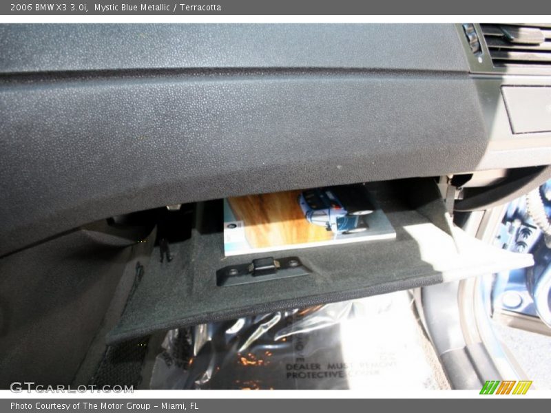 Mystic Blue Metallic / Terracotta 2006 BMW X3 3.0i