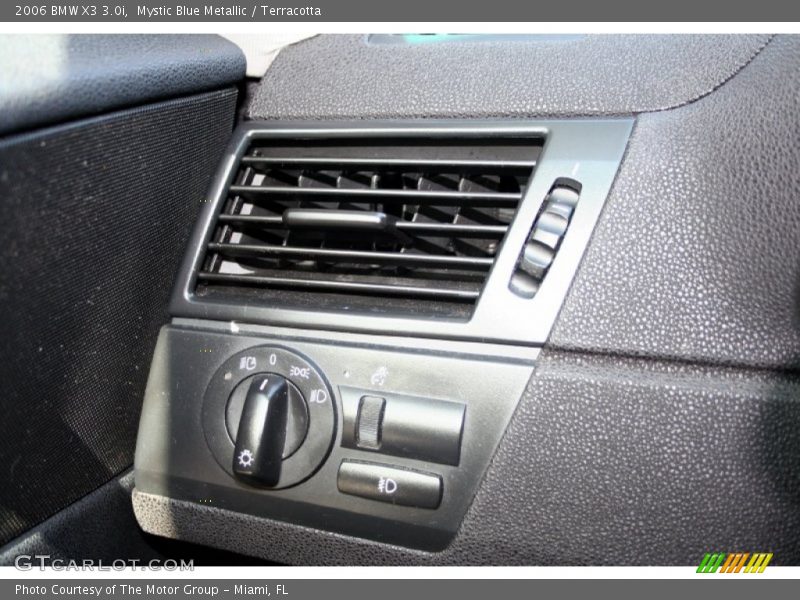 Mystic Blue Metallic / Terracotta 2006 BMW X3 3.0i