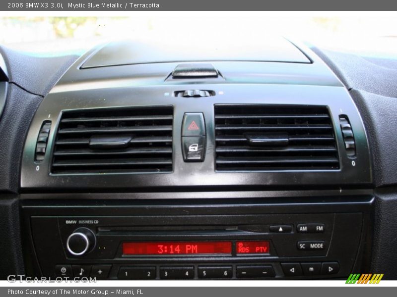 Mystic Blue Metallic / Terracotta 2006 BMW X3 3.0i