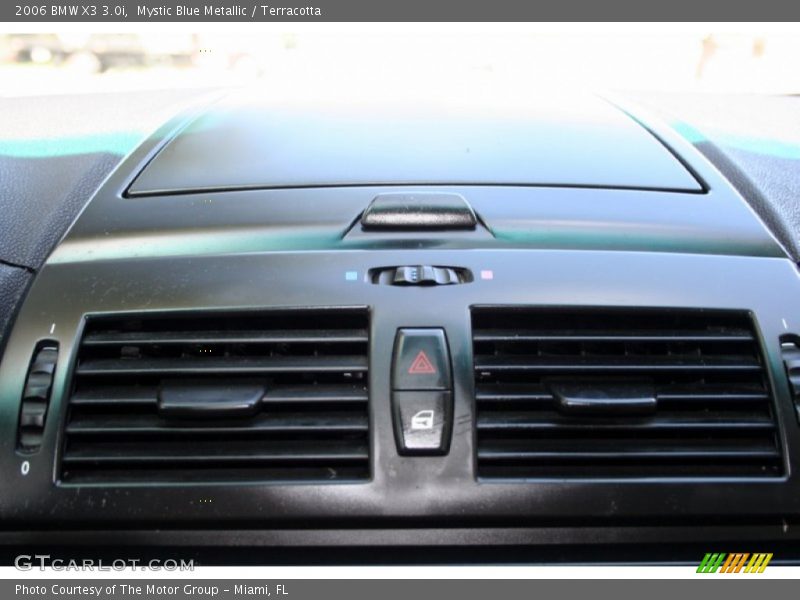 Mystic Blue Metallic / Terracotta 2006 BMW X3 3.0i