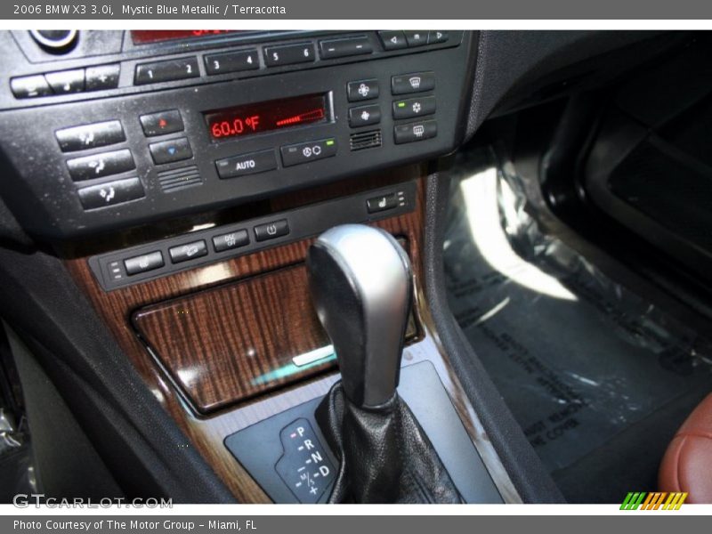 Mystic Blue Metallic / Terracotta 2006 BMW X3 3.0i