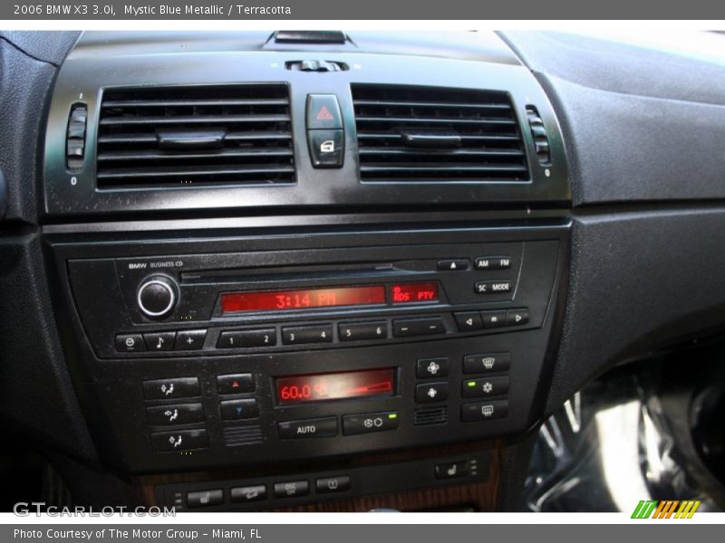 Mystic Blue Metallic / Terracotta 2006 BMW X3 3.0i