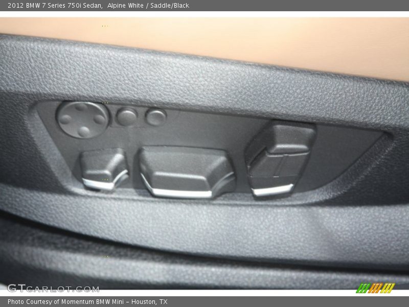 Alpine White / Saddle/Black 2012 BMW 7 Series 750i Sedan