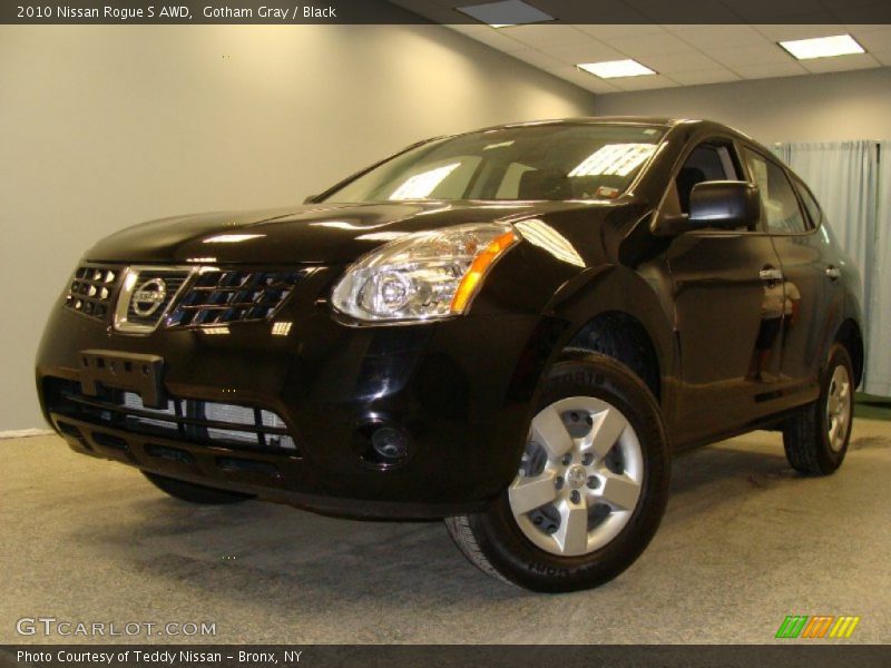 Gotham Gray / Black 2010 Nissan Rogue S AWD