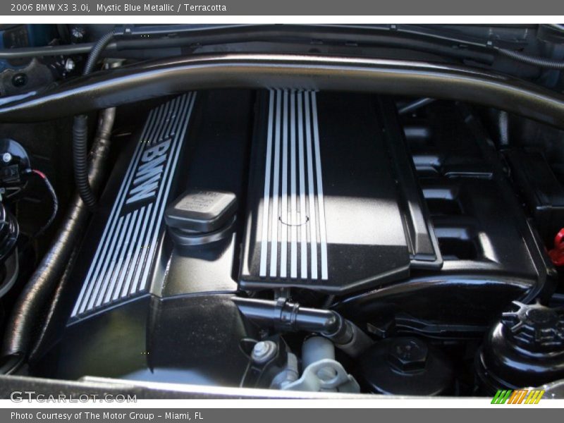 Mystic Blue Metallic / Terracotta 2006 BMW X3 3.0i