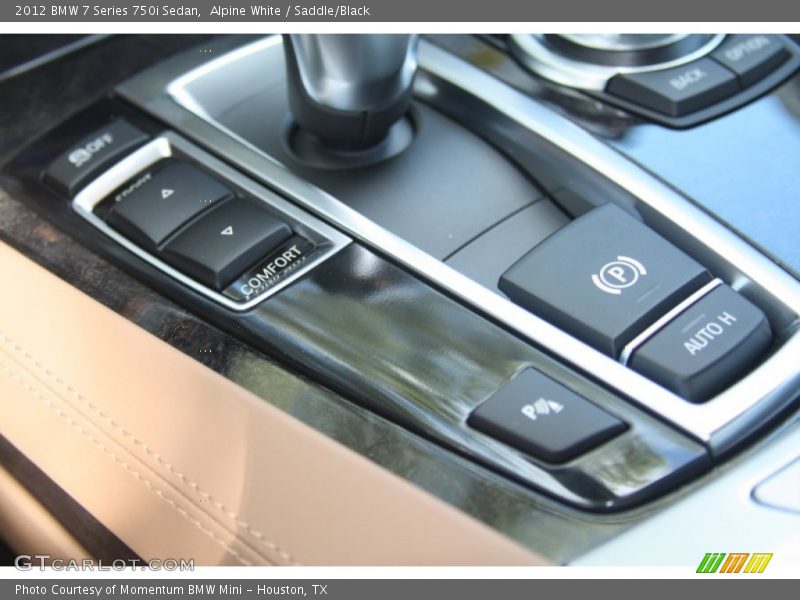 Alpine White / Saddle/Black 2012 BMW 7 Series 750i Sedan