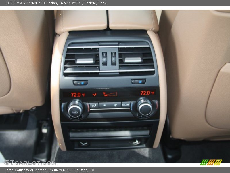 Alpine White / Saddle/Black 2012 BMW 7 Series 750i Sedan