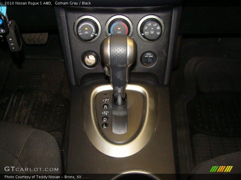 Gotham Gray / Black 2010 Nissan Rogue S AWD