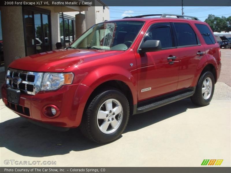 Redfire Metallic / Camel 2008 Ford Escape XLT V6