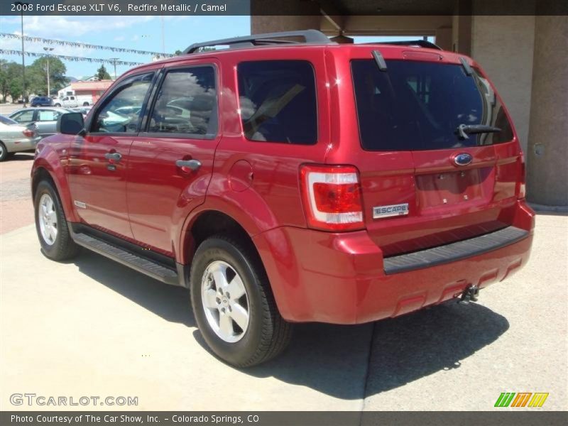 Redfire Metallic / Camel 2008 Ford Escape XLT V6