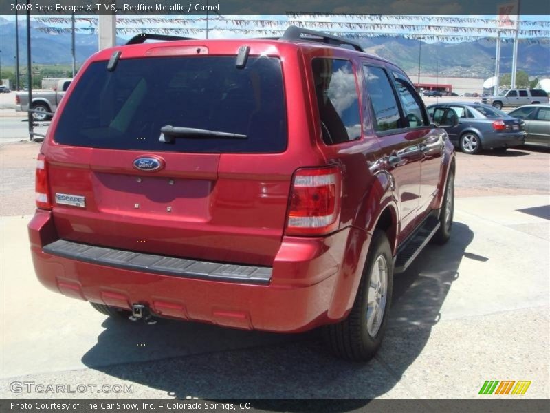 Redfire Metallic / Camel 2008 Ford Escape XLT V6