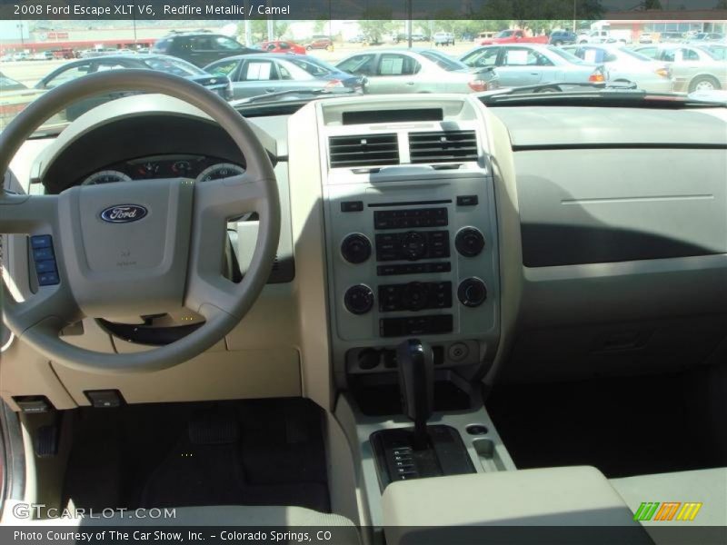 Redfire Metallic / Camel 2008 Ford Escape XLT V6